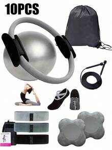 The Women's Pilates Home Exercise Set Is Suitable For Beginners Of Home Exercise - Multicolor - View 2