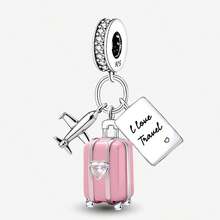 1 chiếc mặt dây chuyền hình túi du lịch dễ thương bằng bạc Sterling 925, thích hợp để trang trí vòng tay cho nữ hoặc làm đồ trang sức DIY. - Bộ 2 - Xem 18