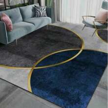 1pc Bohemian Floral Pattern, Suitable For Living Room, Bedroom, Dining Room And Office - Rectangular, Lightweight Knitted Balcony Colorful Pattern - Multicolor - View 4