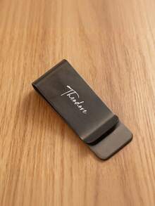 Personligt sedelklämma i rostfritt stål, graverad gåva, marskalkar, make, årsdag, graverad pappa - Multifärgad - Visa 4