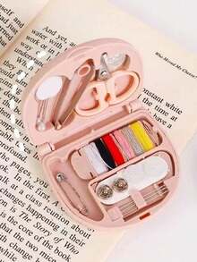 一套刺绣书，针画书，DIY针画书，刺绣缝纫书，成人缝纫书，一套完整的刺绣书，包含分步指南和彩色缝纫手册 - 多功能缝纫手册，包括练习布页、缝纫词典和色卡，适合成人 - 送给亲人的生日礼物 - 彩色 - 查看 9