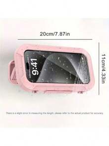 360°旋转可调节防水淋浴手机支架 - 可伸缩壁挂式手机支架配件，适用于4-7英寸智能手机，浴室用品，浴室工具 - 彩色 - 查看 7