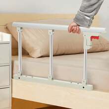 Dual Mount Foldable Bed Safety Rail 220.46 Lbs Load Capacity For Elderly Kids Hospital Nursing Home - 1 - 查看 1
