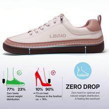 LBAIO Minimalist Barefoot Running Shoes - With A Zero Drop Sole, Non Slip Cushioning, Lightweight And Breathable Sports Shoes, Suitable For Gyms, Yoga, And Walking - Men And Women - Comfortable All Day, Fitness Shoes, Women Shoes, Sneakers - 卡其色 - 查看 4
