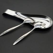 1个不锈钢餐具架托盘，汤勺分隔器，火锅汤勺盘，自助食物夹餐具架，碟架，汤勺垫，汤勺架托盘，家用厨房加厚汤勺架 - 彩色 - 查看 6