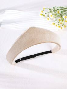 1件装欧洲英伦风女士复古皇冠天鹅绒发箍，适合婚礼、生日派对等场合，可调节发带，可作礼物 - 彩色 - 查看 9