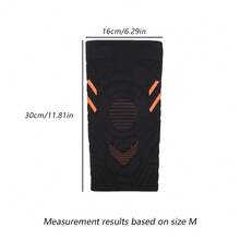 AA MASEDA 1pc Non-Slip Knee Pad, Knee Joint Support Sleeve, Comfortable Breathable, Suitable For Sports, Daily Life And Work - Black - View 9