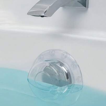 1pc Plastic Bathtub Overflow Drain Cover - Easy Installation, Prevents Water Damage, Enhances Bathing Experience, Anti-Overflow Plug, Drain Cover, Explosion-Proof Design, Prevents Bathtub Water Level Rise