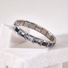 1PC Stainless Steel Multi-Element Modular Bracelet Accessories, Art Pattern Style, Ocean/Nature/Animal Designs, DIY Jewelry Materials - Multicolor - View 11