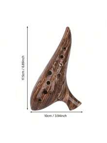 5支12孔中音C调陶笛，适合初学者，树脂材质 - 彩色 - 查看 12