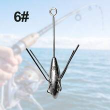 1 pezzo Piombo capovolto, piombo da fondo antistrappo per canna da pesca in mare, pesca a spinning (Modelli multipli disponibili) - Argento - Visualizzare 7