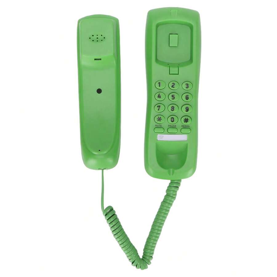 KXT628 Hotel Telephone Wall Desktop Corded Phone With Mute Pause Redial Function Office Home Hotel  Phone Corded Phone - 綠色 - 查看 1