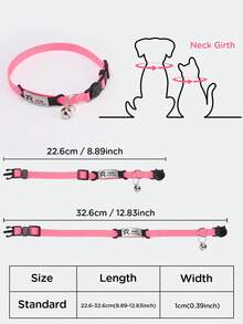 Ayotu Collar personalizable para gatos, se puede grabar el nombre, número de teléfono y 26 patrones de letras, ajustable, suave y cómodo, collar/accesorio para mascotas duradero - Multicolor - Ver 10