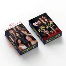 55张KATSEYE女团照片卡，KPOP明星周边，LOMO卡，照片卡 - 彩色 - 查看 5