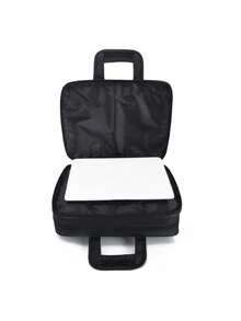 1 pieza Bolso para laptop negro, maletín de negocios minimalista de gran capacidad y de moda - Multicolor - Ver 6