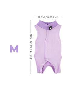 Lightweight Breathable Elastic Cat Spay/Neuter Suit, Summer, Anti-Lick Anti-Scratch Post-Surgery Wear - Multicolor - View 20