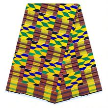 Polyester African Print Fabric Bright Colorful Design For Sewing Maxi Dresses Wedding Guest Outfits Skirts Tunics And Matching Headscarves Perfect For DIY Tailoring Patchwork Quilts Fashion Accessories Cushion Covers Curtain Panels And Creative Sewing Crafts - Multicolor - View 13