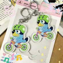 1个创意卡通布鲁伊可爱亚克力女孩心情伴侣吊坠，创意生日礼物吊坠，新年礼物，情人节礼物，复活节礼物【款式随机】 - 彩色 - 查看 2