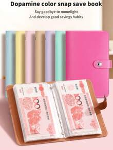 1个拉链现金信封钱包，适合日常现金储蓄计划，带有10个拉链口袋和12页计划表，包括储蓄计划、双周储蓄、10000美元储蓄计划、储蓄策略等。 - 套裝 - 查看 9