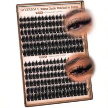 Manga Lash Clusters With Spikes Wispy Cluster Eyelash Extensions Natural Fairy Eyelash Clusters D Curl Individual Lashes Fluffy False Eyelashes (12 - 18mm) - I-manga + cụm tiên kết hợp - Xem 1