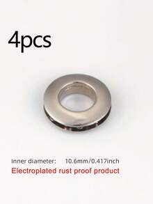 2/4个行李箱配件金属孔眼,DIY珠宝装饰肩带链条螺丝扣,空心扣,DIY钱包制作 - 彩色 - 查看 28