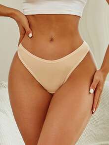 16pcs Ladies Multicolor Cotton Comfortable Breathable Fitted Low Waist Sexy Thongs - Nhiều màu - Xem 3