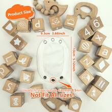 5pcs Baby Romper Extension Panels, Crotch Extender Inserts For Infant Bodysuits, Allow Continued Use Of Outgrown Rompers - Multicolor - View 3