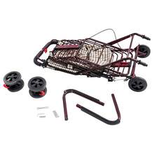 WUPYI Foldable Rollator Walker With Seat & Basket - Shock Absorbing Wheels - Default - View 10
