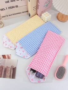 1Pc Portable Floral&Bowknot Hair Curler Storage Bag For Travel Storage Bag,Makeup Bag,Cosmetic Bag,Travel Storage Case For Styler,Vacation Organizer,Large Capacity Makeup Organizer Makeup Case, For Lipstick, Brush, Skincare, Mobile Phone, Coin, Small Items, For Home,Gift,Vacation And Festival Halloween Christmas Multifunctional Use Travel Essentials Cruise Essentials Dorm Essentials Mom Gifts Valentine's Gifts Bridesmaid Gifts - Multicolor - View 8
