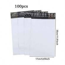 100pcs/50pcs/30pcs Thick Courier Bags, Sealed Packaging Bags, Logistics Packing Bags, Clothing Express Packaging Bags, Multiple Sizes Available