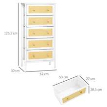 Gavetas de armazenamento - Branco - Ver 7