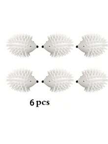 Reusable Hedgehog Laundry Balls, Reusable Fabric Defuzzer, Silicone Hedgehog Anti-Pilling Balls, Laundry & Dryer Anti-Wrinkle Plastic Accessories - Multicolor - View 16