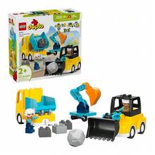 LEGO Duplo Series 10475 3-In-1 Construction Vehicle Model For Boys And Girls, Educational Building Block Toy - 10475 - View 3