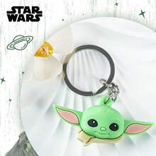 StarWars 1个官方星球大战曼达洛人钥匙扣 - 柔软PVC材质钥匙扣 - 可爱背包装饰 - 星球大战粉丝礼物 - Grogu - 彩色 - 查看 5