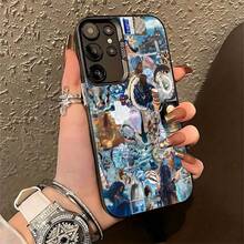 Funda Mermaid Ocean Vibes compatible con fundas ,  17,  16 Pro Max,  15 Pro Max,  13 y  12. Panel trasero láser personalizado y colorido mejorado con marco en contraste, aspecto de alta gama y tacto más cómodo. Fabricada en TPU, ofrece protección contra golpes y caídas. Un regalo perfecto para familiares, amigos, seres queridos, novios/novias, y para festividades y aniversarios. - Negro - Ver 1