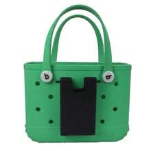 Beach Bag Phone Case Holder Accessory Compatible With Bogg Bags Dark Black Plastic Shell Case Keeps Phone Handy And Secure In Tote Bag 1 PC - Đen1 - Xem 7