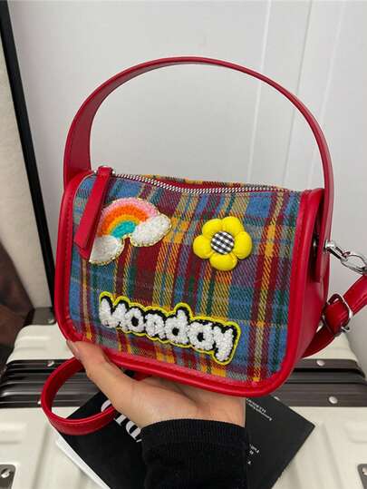 时尚高品质大容量单肩斜挎包，休闲手提包，男女通用复古简约设计，轻便防水，适合工作、上学、旅行，配有可调节肩带和拉链封口。