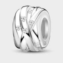 1 PC 925 Sterling Silver Crown Star Love Bead Suitable For Bracelets DIY Women's Jewelry - Set 3 - View 13