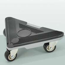 Small Caster Wheels - Black - View 6