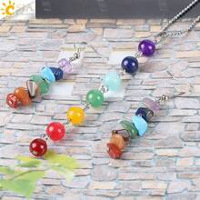 1 Set 7 Chakras Yoga Women Jewelry Sets Healing Reiki Rainbow Chips Earrings Necklaces Pendants Natural Gem Stone Mala Beads E702 - Jewelry Set - View 5