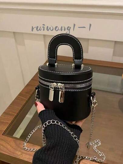 2025 New Arrival Wholesale Minimalist Chic Makeup Case Bag, Mini Lipstick Pouch & Shoulder/Crossbody Bag For Women