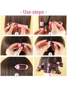 Juego de 12 piezas, rizadores de cabello sin calor, rodillos de espuma para ondas grandes, juego de rizado sin calor para personas perezosas, diseñado para rizar sin calor, varillas de rizado sin plancha, herramientas de peinado con marco de esponja, rizadores de ondas grandes, rizadores para dormir, anillos de rizado de varios diámetros, diseñado para uso nocturno, perfecto para cabello medio y corto, creando rizos suaves y ondulados. - Multicolor - Ver 9