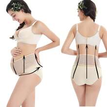 Cinturón de soporte para embarazadas 2026, alivio del estrés durante el embarazo, cinta elástica transpirable y ajustable con , ideal para caminar o sentarse prolongadamente, uso recomendado en etapas avanzadas del embarazo. - Gris Claro - Ver 4