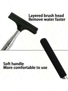 Car Rearview Mirror Wiper Telescopic Multi-Function Wiper Telescopic Car Window Cleaning Brush Glass Cleaning Brush Wiper - Chổi lau chùi - Xem 8