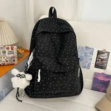 Ba lô nữ sinh họa tiết chấm bi hình ngôi sao phiên bản Hàn Quốc, ba lô nhỏ xinh dành cho nữ sinh đại học. - Nhiều màu - Xem 20