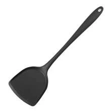 8pcs Silicone Kitchen Utensil Set, Suitable For Non-Stick Pans - Heat Resistant Black Cooking Tools (Spatula, Ladle), Dishwasher - Multicolor - View 14