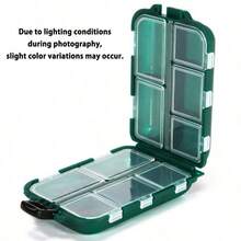 Wielofunkcyjna, wielowarstwowa skrzynia do przechowywania sprzętu wędkarskiego – przenośna skrzynia do przechowywania haczyków i akcesoriów wędkarskich, idealny prezent dla miłośników wędkarstwa, wytrzymały materiał ABS - Wielokolorowe - Zobacz 16