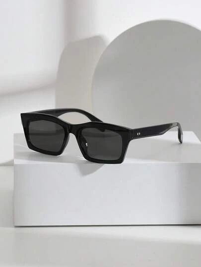 Kính mắt vuông thời trang đa năng, kính mắt trang trí thời trang unisex, tròng kính PC (Polycarbonate), phù hợp mọi mùa.