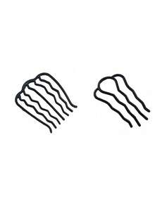 3/2/1 pièce Formateur de chignon en métal, Fourchettes à cheveux élégantes minimalistes pour chignon décoiffé, Épingles à cheveux pour femmes, Bâtonnets à cheveux à 4 dents et 7 dents, Torsadage de cheveux à la française, Outil de formateur de chignon rectangulaire minimaliste et Ensemble de pinces à cheveux de couleur unie pour femmes et plus de 14 ans, Épingles de coiffure élégantes tressées pour queues de cheval, chignons, coiffures relevées, accessoires de tête - Multicolore - Voir 14