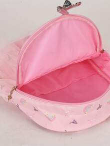 New Dance Bag For Girls; Ballet Dance Bag; Fashionable Training Backpack; Dance Schoolbag; Dancing Backpack - Pink - View 7